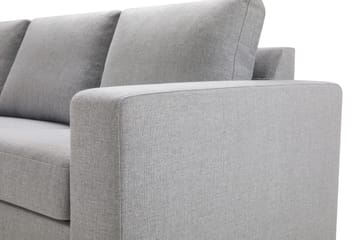 Crazy 7-seters Høyrevendt U-formet XX-Large Hjørnesofa med Divan i Stoff - Grå - Møbler - Sofaer - Hjørnesofaer - Hjørnesofa med divan