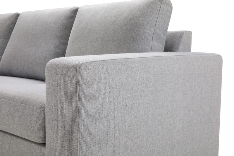 Crazy 7-seters Høyrevendt U-formet XX-Large Hjørnesofa med Divan i Stoff - Grå - Møbler - Sofaer - Hjørnesofaer - Hjørnesofa med divan