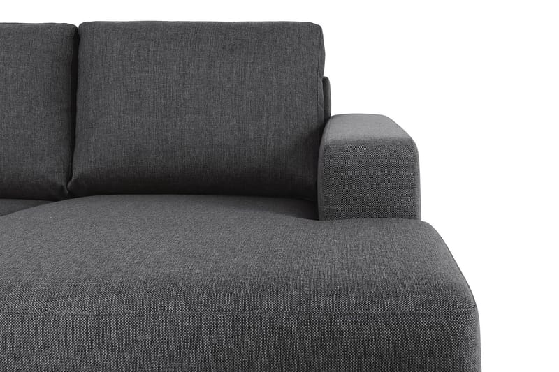 Crazy 7-seters Høyrevendt U-formet XX-Large Hjørnesofa med Divan i Stoff - Mørk grå - Møbler - Sofaer - Hjørnesofaer - Hjørnesofa med divan