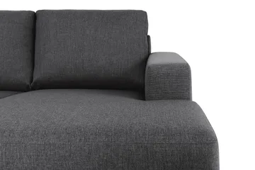 Crazy 7-seters Høyrevendt U-formet XX-Large Hjørnesofa med Divan i Stoff - Mørk grå - Møbler - Sofaer - Hjørnesofaer - Hjørnesofa med divan