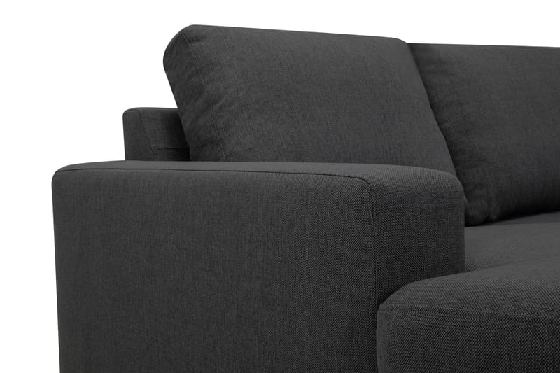 Crazy 7-seters Høyrevendt U-formet XX-Large Hjørnesofa med Divan i Stoff - Mørk grå - Møbler - Sofaer - Hjørnesofaer - Hjørnesofa med divan