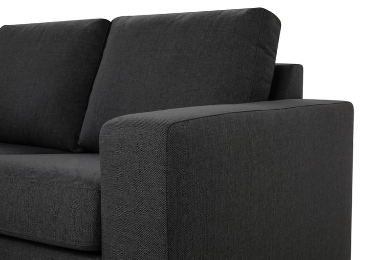 Crazy 7-seters Høyrevendt U-formet XX-Large Hjørnesofa med Divan i Stoff - Mørk grå - Møbler - Sofaer - Hjørnesofaer - Hjørnesofa med divan
