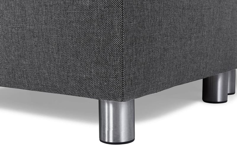 Crazy 7-seters Høyrevendt U-formet XX-Large Hjørnesofa med Divan i Stoff - Mørk grå - Møbler - Sofaer - Hjørnesofaer - Hjørnesofa med divan