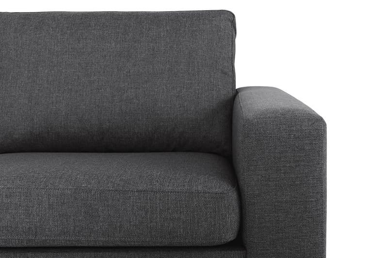 Crazy 7-seters Høyrevendt U-formet XX-Large Hjørnesofa med Divan i Stoff - Mørk grå - Møbler - Sofaer - Hjørnesofaer - Hjørnesofa med divan