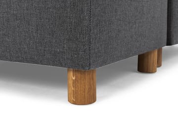 Crazy 7-seters Høyrevendt U-formet XX-Large Hjørnesofa med Divan i Stoff - Mørk grå - Møbler - Sofaer - Hjørnesofaer - Hjørnesofa med divan