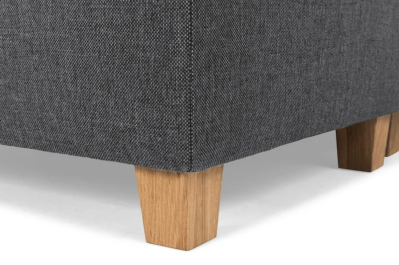 Crazy 7-seters Høyrevendt U-formet XX-Large Hjørnesofa med Divan i Stoff - Mørk grå - Møbler - Sofaer - Hjørnesofaer - Hjørnesofa med divan