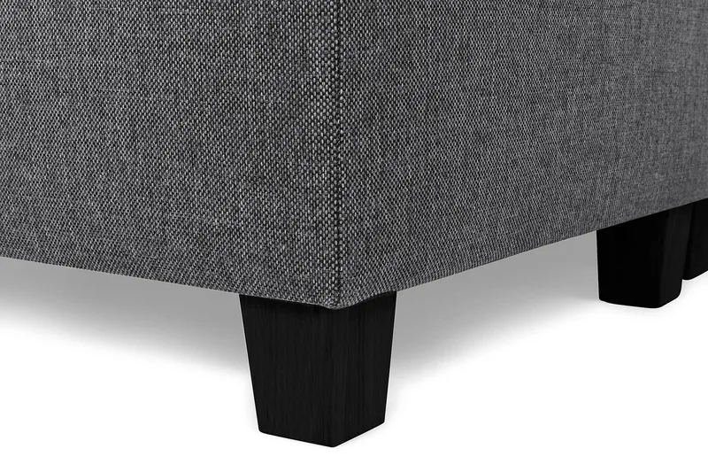 Crazy 7-seters Høyrevendt U-formet XX-Large Hjørnesofa med Divan i Stoff - Mørk grå - Møbler - Sofaer - Hjørnesofaer - Hjørnesofa med divan