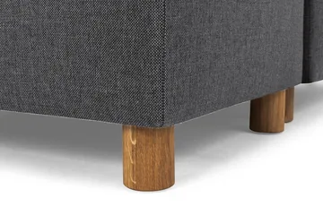 Crazy 7-seters Høyrevendt U-formet XX-Large Hjørnesofa med Divan i Stoff - Mørkegrå - Møbler - Sofaer - Hjørnesofaer - Hjørnesofa med divan
