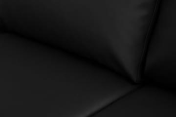 Crazy 7-seters Vendbar L-formet XX-Large Hjørnesofa i Kunstlær - Svart - Møbler - Sofaer - Skinnsofaer