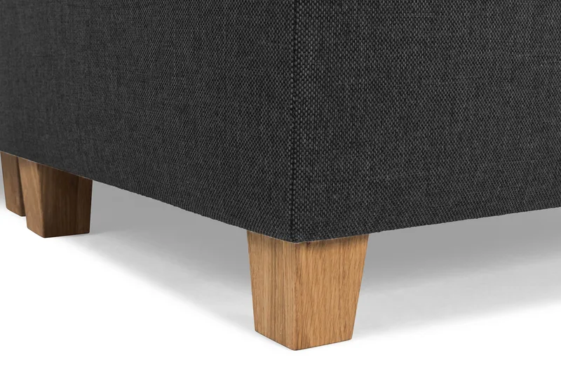 Crazy 7-seters Vendbar L-formet XX-Large Hjørnesofa i Stoff - Antrasitt - Møbler - Sofaer - Hjørnesofaer