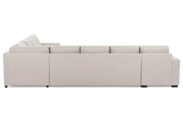 Crazy 7-seters Vendbar L-formet XX-Large Hjørnesofa i Stoff - Beige - Møbler - Sofaer - Hjørnesofaer