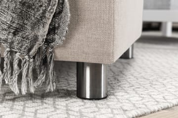 Crazy 7-seters Vendbar L-formet XX-Large Hjørnesofa i Stoff - Beige - Møbler - Sofaer - Hjørnesofaer