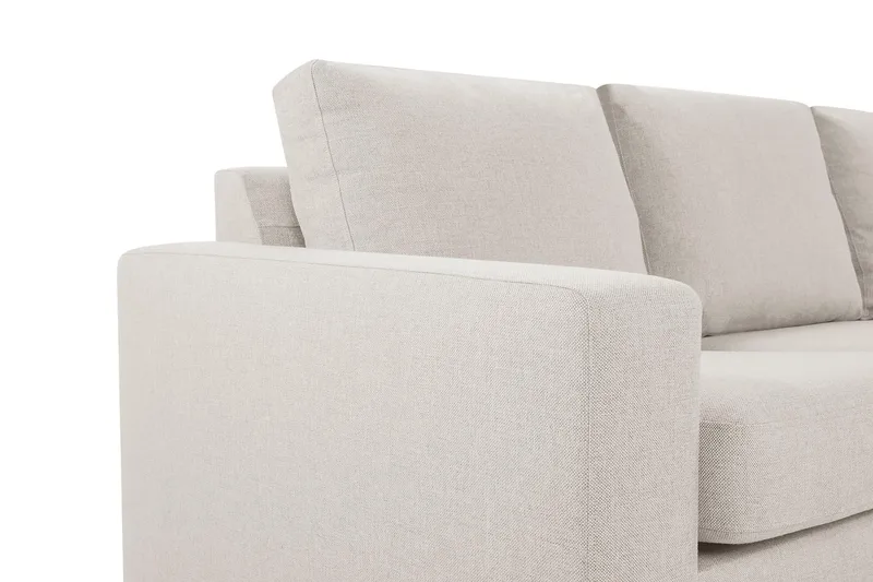 Crazy 7-seters Vendbar L-formet XX-Large Hjørnesofa i Stoff - Beige - Møbler - Sofaer - Hjørnesofaer
