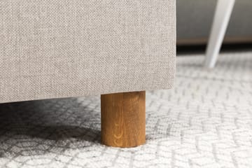 Crazy 7-seters Vendbar L-formet XX-Large Hjørnesofa i Stoff - Beige - Møbler - Sofaer - Hjørnesofaer