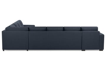 Crazy 7-seters Vendbar L-formet XX-Large Hjørnesofa i Stoff - Blå - Møbler - Sofaer - Hjørnesofaer