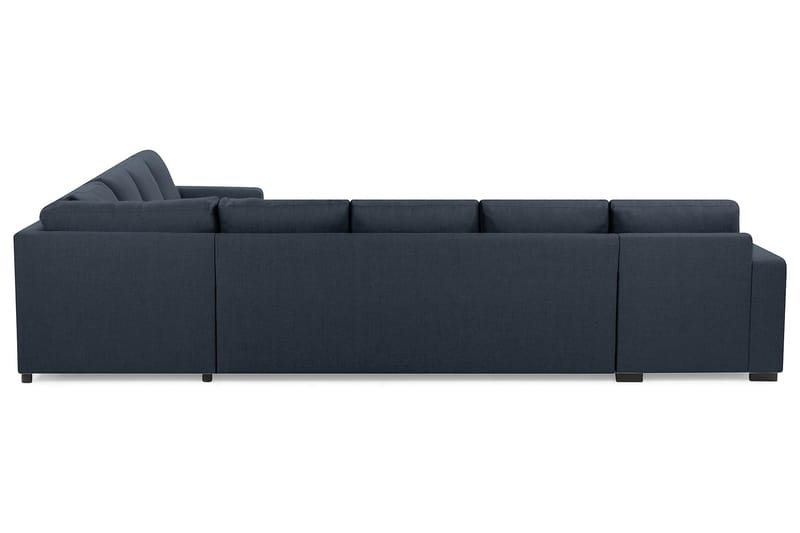 Crazy 7-seters Vendbar L-formet XX-Large Hjørnesofa i Stoff - Blå - Møbler - Sofaer - Hjørnesofaer