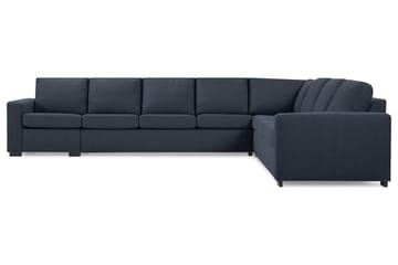 Crazy 7-seters Vendbar L-formet XX-Large Hjørnesofa i Stoff - Blå - Møbler - Sofaer - Hjørnesofaer