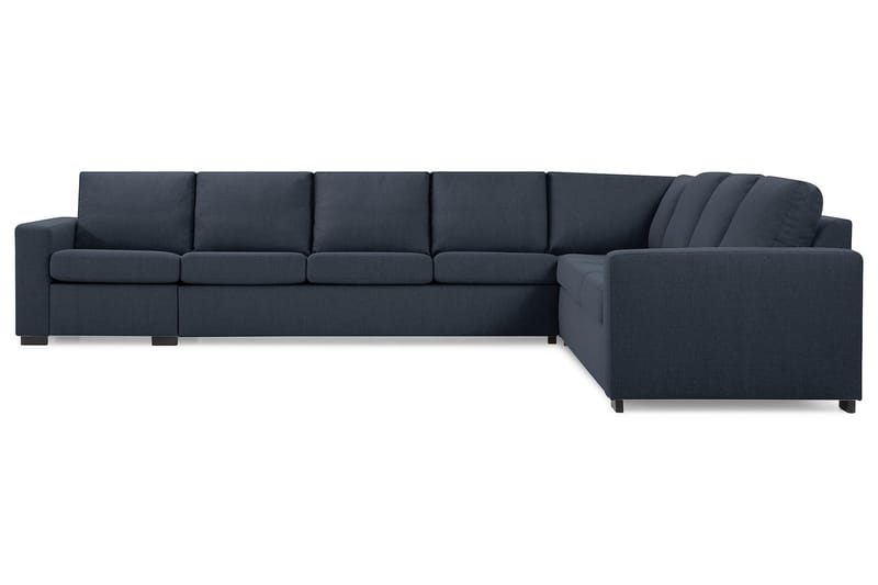 Crazy 7-seters Vendbar L-formet XX-Large Hjørnesofa i Stoff - Blå - Møbler - Sofaer - Hjørnesofaer