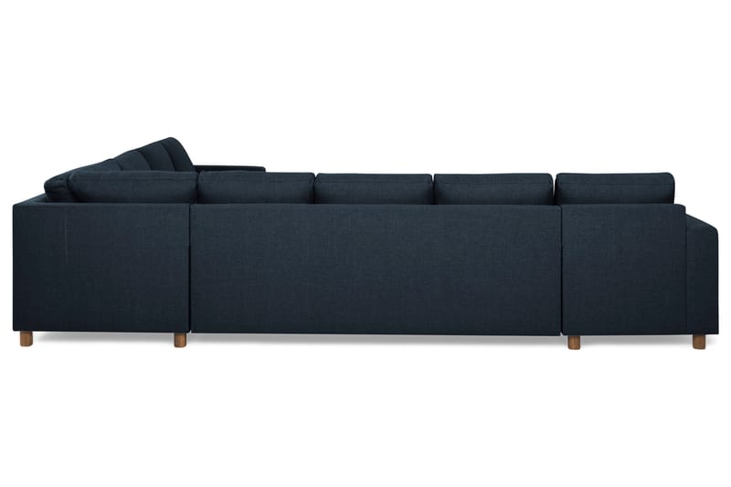 Crazy 7-seters Vendbar L-formet XX-Large Hjørnesofa i Stoff - Blå - Møbler - Sofaer - Hjørnesofaer