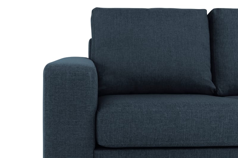 Crazy 7-seters Vendbar L-formet XX-Large Hjørnesofa i Stoff - Blå - Møbler - Sofaer - Hjørnesofaer