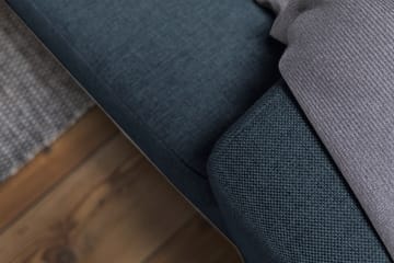 Crazy 7-seters Vendbar L-formet XX-Large Hjørnesofa i Stoff - Blå - Møbler - Sofaer - Hjørnesofaer