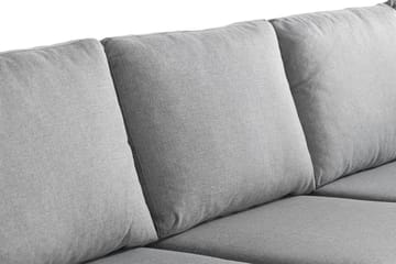 Crazy 7-seters Vendbar L-formet XX-Large Hjørnesofa i Stoff - Grå - Møbler - Sofaer - Hjørnesofaer