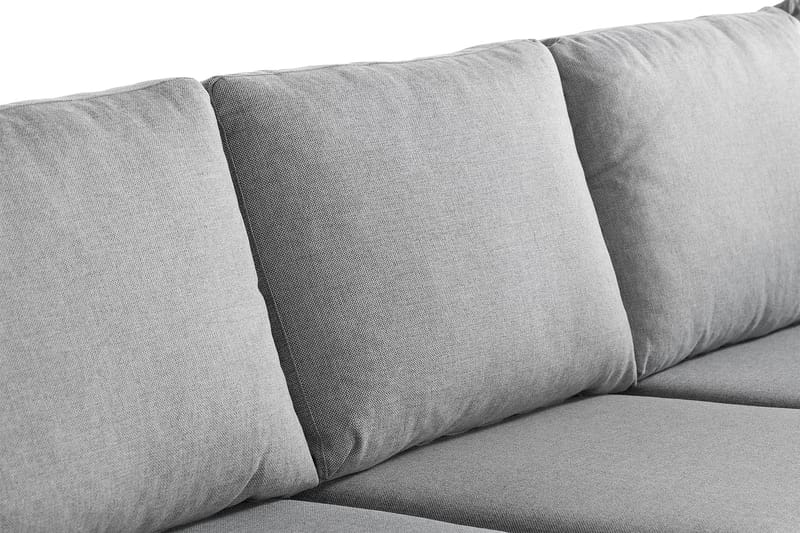 Crazy 7-seters Vendbar L-formet XX-Large Hjørnesofa i Stoff - Grå - Møbler - Sofaer - Hjørnesofaer