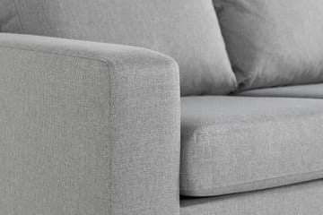 Crazy 7-seters Vendbar L-formet XX-Large Hjørnesofa i Stoff - Grå - Møbler - Sofaer - Hjørnesofaer