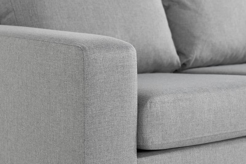 Crazy 7-seters Vendbar L-formet XX-Large Hjørnesofa i Stoff - Grå - Møbler - Sofaer - Hjørnesofaer
