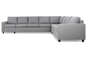 Crazy 7-seters Vendbar L-formet XX-Large Hjørnesofa i Stoff - Grå - Møbler - Sofaer - Hjørnesofaer