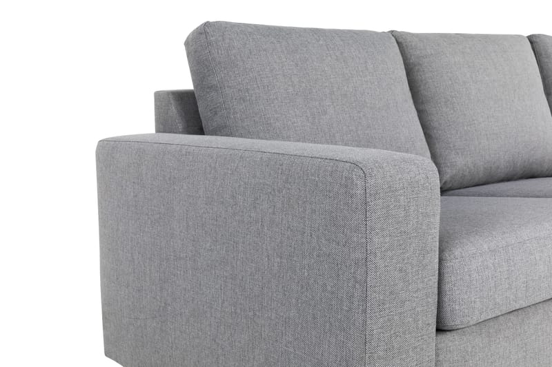 Crazy 7-seters Vendbar L-formet XX-Large Hjørnesofa i Stoff - Grå - Møbler - Sofaer - Hjørnesofaer