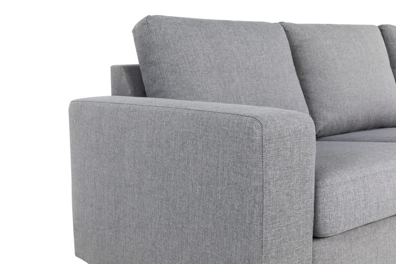Crazy 7-seters Vendbar L-formet XX-Large Hjørnesofa i Stoff - Grå - Møbler - Sofaer - Hjørnesofaer