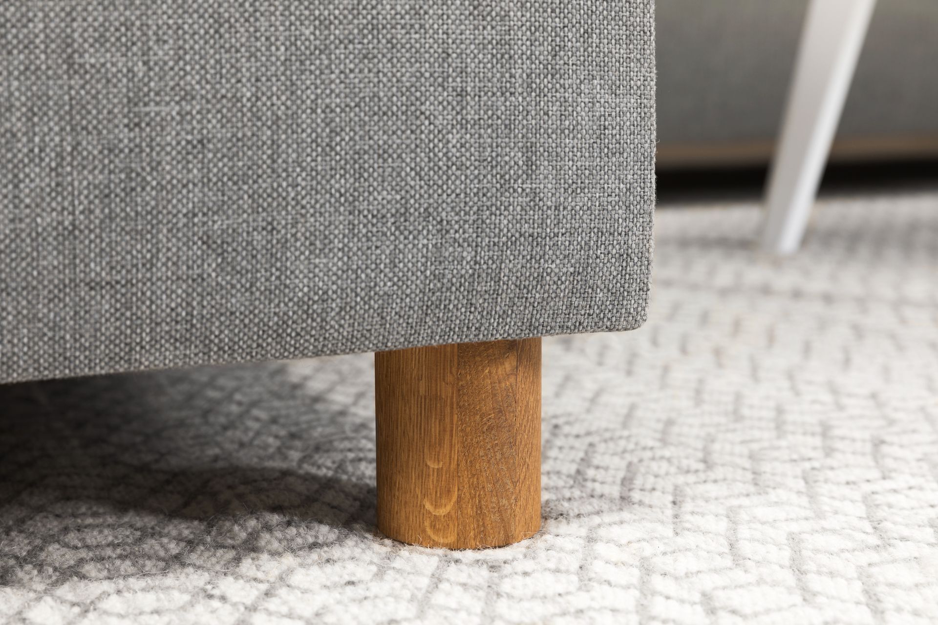 Crazy 7-seters Vendbar L-formet XX-Large Hjørnesofa i Stoff - Grå - Møbler - Sofaer - Hjørnesofaer