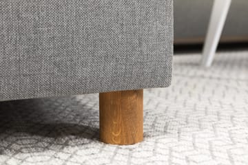 Crazy 7-seters Vendbar L-formet XX-Large Hjørnesofa i Stoff - Grå - Møbler - Sofaer - Hjørnesofaer