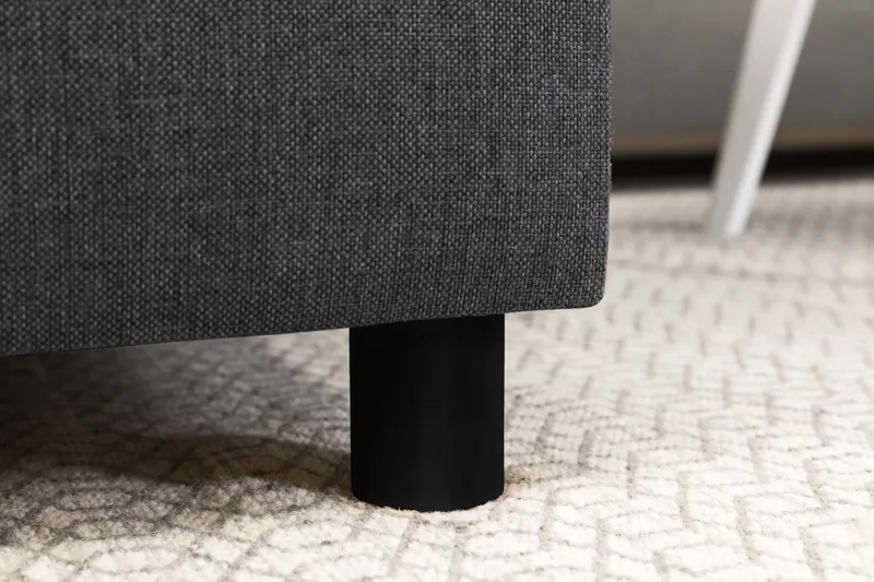 Crazy 7-seters Vendbar L-formet XX-Large Hjørnesofa i Stoff - Mørk grå - Møbler - Sofaer - Hjørnesofaer