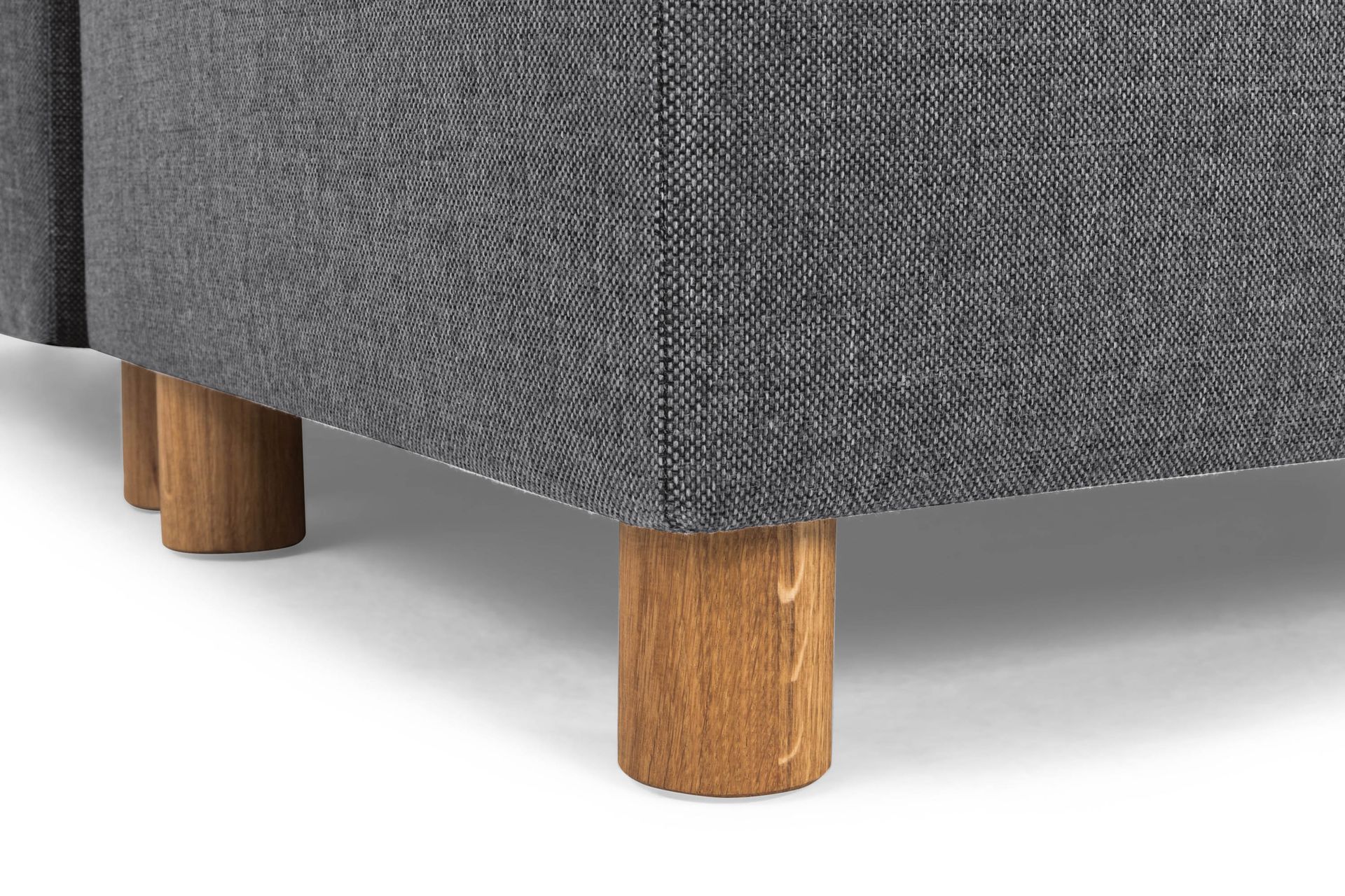 Crazy 7-seters Vendbar L-formet XX-Large Hjørnesofa i Stoff - Mørk grå - Møbler - Sofaer - Hjørnesofaer