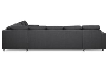 Crazy 7-seters Vendbar L-formet XX-Large Hjørnesofa i Stoff - Mørk grå - Møbler - Sofaer - Hjørnesofaer