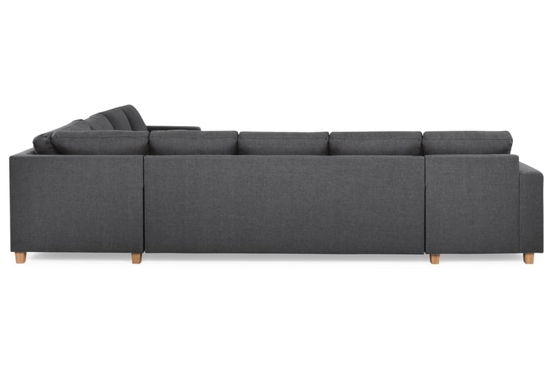Crazy 7-seters Vendbar L-formet XX-Large Hjørnesofa i Stoff - Mørk grå - Møbler - Sofaer - Hjørnesofaer