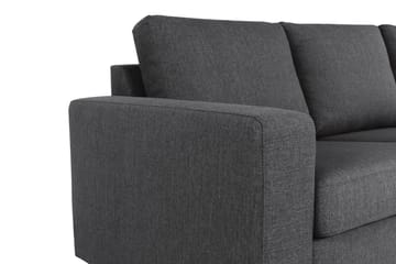 Crazy 7-seters Vendbar L-formet XX-Large Hjørnesofa i Stoff - Mørk grå - Møbler - Sofaer - Hjørnesofaer