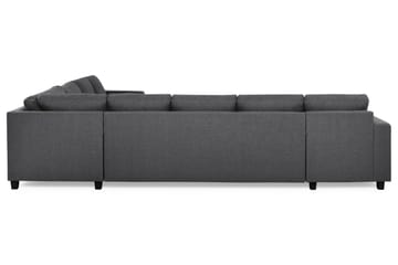 Crazy 7-seters Vendbar L-formet XX-Large Hjørnesofa i Stoff - Mørk grå - Møbler - Sofaer - Hjørnesofaer