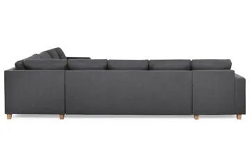 Crazy 7-seters Vendbar L-formet XX-Large Hjørnesofa i Stoff - Mørk grå - Møbler - Sofaer - Hjørnesofaer