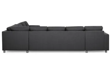Crazy 7-seters Vendbar L-formet XX-Large Hjørnesofa i Stoff - Mørk grå - Møbler - Sofaer - Hjørnesofaer
