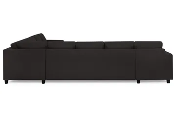 Crazy 7-seters Vendbar U-formet XX-Large Hjørnesofa med Divan i Stoff - Antrasitt - Møbler - Sofaer - Hjørnesofaer - Hjørnesofa med divan