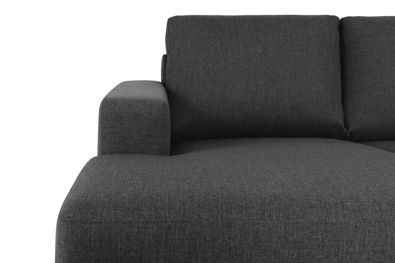 Crazy 7-seters Vendbar U-formet XX-Large Hjørnesofa med Divan i Stoff - Antrasitt - Møbler - Sofaer - Hjørnesofaer - Hjørnesofa med divan