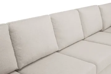 Crazy 7-seters Vendbar U-formet XX-Large Hjørnesofa med Divan i Stoff - Beige - Møbler - Sofaer - Hjørnesofaer - Hjørnesofa med divan
