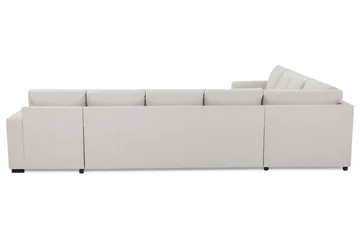 Crazy 7-seters Vendbar U-formet XX-Large Hjørnesofa med Divan i Stoff - Beige - Møbler - Sofaer - Hjørnesofaer - Hjørnesofa med divan