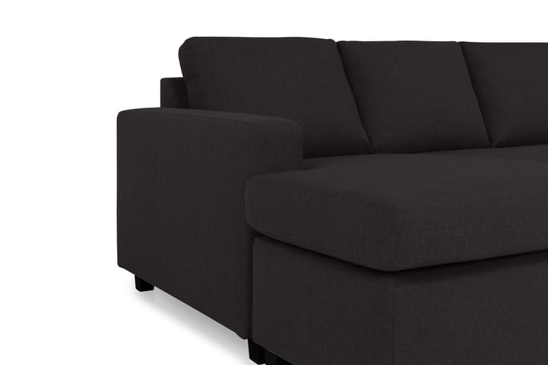 Crazy 7-seters Vendbar U-formet XX-Large Hjørnesofa med Divan i Stoff - Mørk grå / Antrasitt - Møbler - Sofaer - Hjørnesofaer - Hjørnesofa med divan