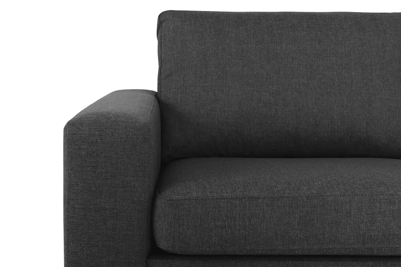 Crazy 7-seters Vendbar U-formet XX-Large Hjørnesofa med Divan i Stoff - Mørk grå / Antrasitt - Møbler - Sofaer - Hjørnesofaer - Hjørnesofa med divan