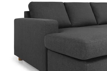 Crazy 7-seters Vendbar U-formet XX-Large Hjørnesofa med Divan i Stoff - Mørk grå / Antrasitt - Møbler - Sofaer - Hjørnesofaer - Hjørnesofa med divan