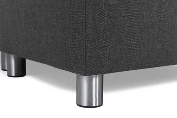 Crazy 7-seters Vendbar U-formet XX-Large Hjørnesofa med Divan i Stoff - Mørk grå / Antrasitt - Møbler - Sofaer - Hjørnesofaer - Hjørnesofa med divan